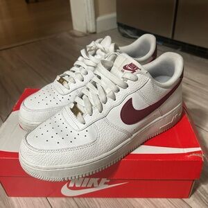 Nike Air Force 1 Low White Team Red